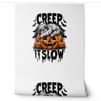 Papel Pintado Perezoso Adorable Feliz Halloween