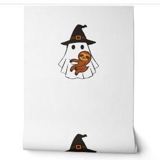 Papel Pintado Perezoso Halloween Fantasma Sombrero de Bruja Aman