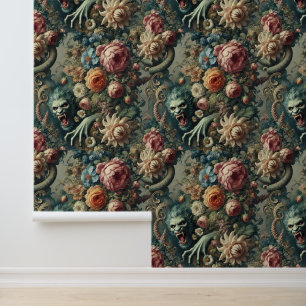 Papel Pintado Peril barroco - Floral gótica