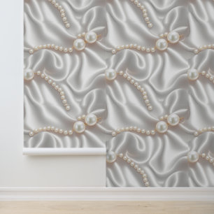 Papel Pintado Perlas y satén