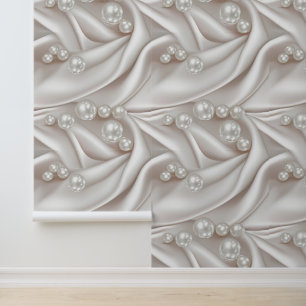 Papel Pintado Perlas y satén