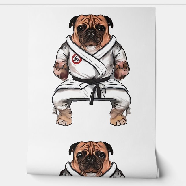 Papel Pintado perro conoce a karate (Desenrollar)