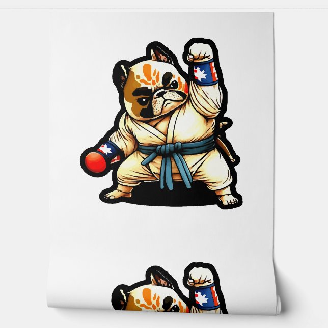 Papel Pintado perro conoce a karate (Desenrollar)