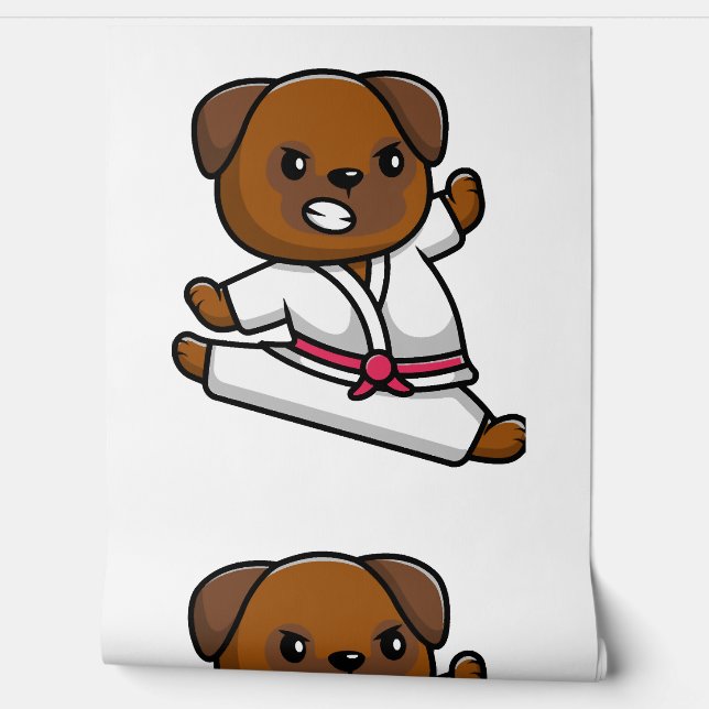Papel Pintado perro conoce a karate (Desenrollar)