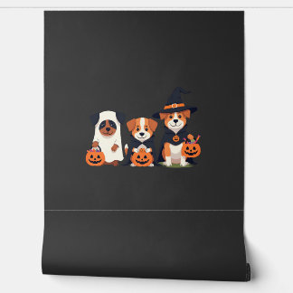 Papel Pintado Perro de Agua Retriever Fantasma Halloween Truco o
