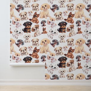 Papel Pintado Perro de cachorro