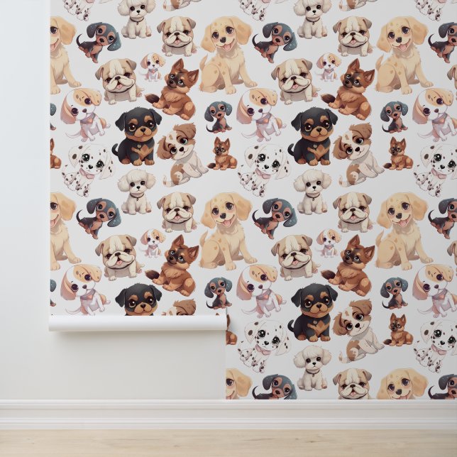 Papel Pintado Perro de cachorro (Solicitud)