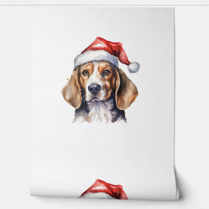 Papel Pintado Perro de los Navidades Beagle