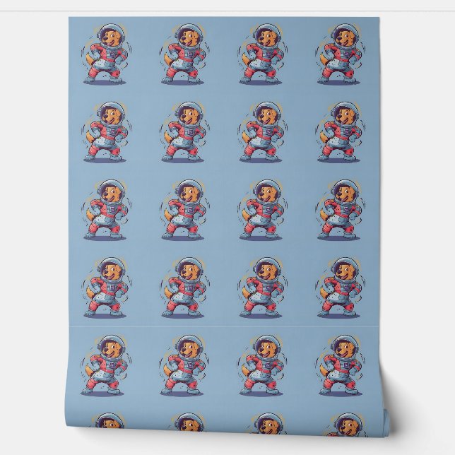 Papel Pintado Perro del Explorador de espacios (Desenrollar)