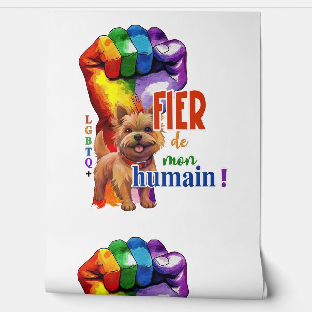 Papel Pintado Perro Norwich Terrier (Desenrollar)