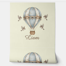Papel pintado personalizado de globo aerostático y