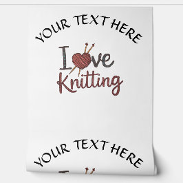 Papel Pintado Personalizado Me Encanta El Diseño de Punto Editar