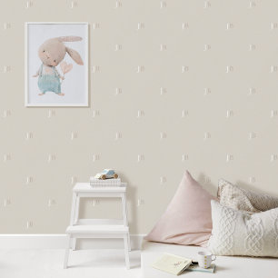Papel Pintado Personalizado Monograma Patrón inicial Pez gris gr
