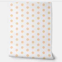 Personalizado Polka Dot Peach