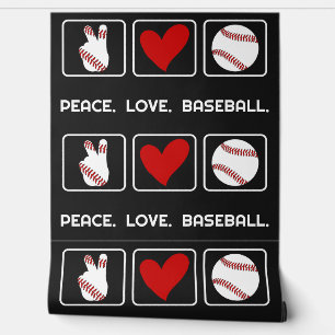 Papel Pintado Personalizado Texto Béisbol