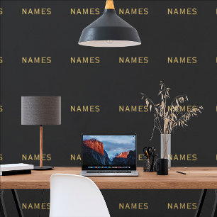 Papel Pintado Personalizados con Apellido o Apodo en Ellos