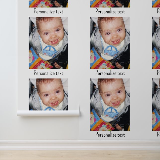 Papel Pintado Personalizar con Su foto y texto (Solicitud)