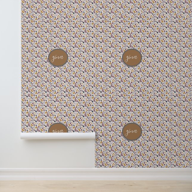 Papel Pintado Personalizar Patrón Botánico (Solicitud)