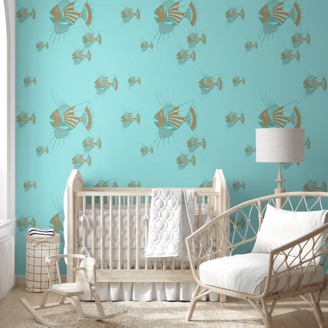 Papel Pintado Pescado acuático tropical (Niños)