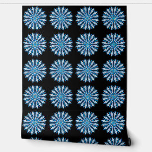 Papel Pintado Petales azules 16