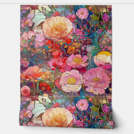 Papel Pintado Pétalos De Vidrio Botánico