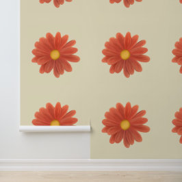 Papel Pintado Pétalos en Movimiento – Gráfico de Flor Vibrante
