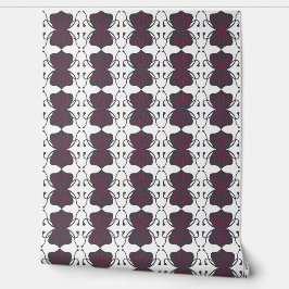 Papel Pintado Pétalos Violeta con Zarcillos