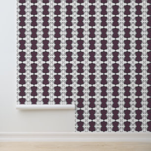 Papel Pintado Pétalos Violeta con Zarcillos