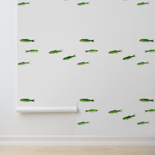 Papel Pintado Pez Verde Pequeño  Náutico