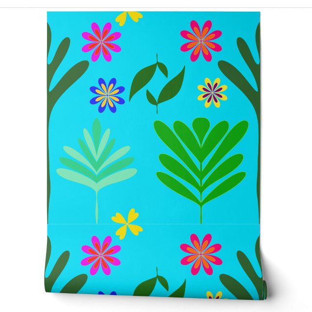 Papel Pintado Phunkytanicals by Mimma Blue  (Desenrollar)