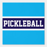 PICKLEBALL Atletic Naval Azure Blue White Stripes