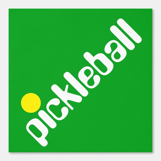 Papel Pintado PICKLEBALL Diagonal Blanco Y Amarillo En Verde Bri (Anverso)