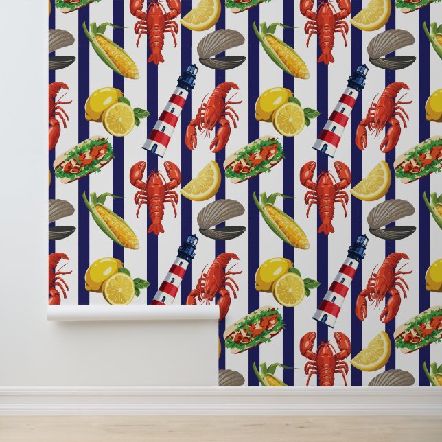 Papel Pintado Pícnic de Nueva Inglaterra (Solicitud)
