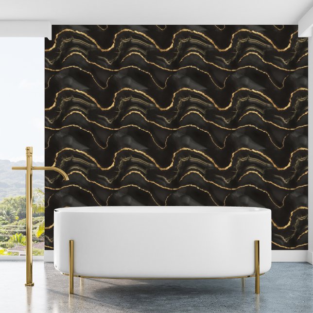 Papel Pintado Piedra de agre negro con palo y palo (Subido por el creador)