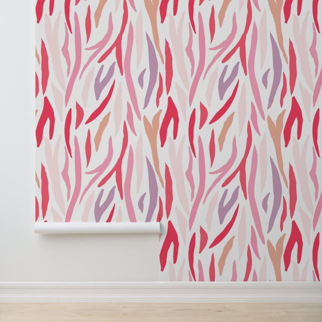 Papel Pintado Piel del tigre abstracto (Solicitud)