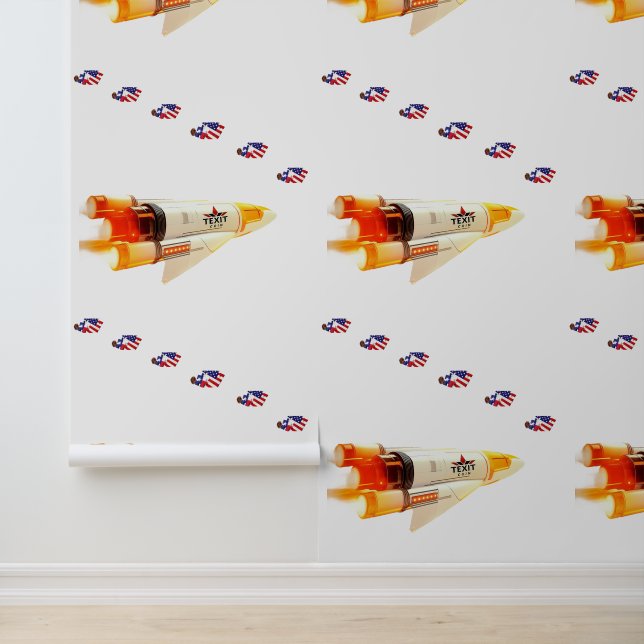 Papel Pintado Piezas de rompecabezas del buque de cohetes TeXit  (Solicitud)