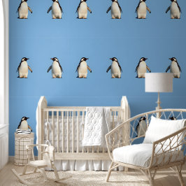 Papel Pintado Pingüinos Cute