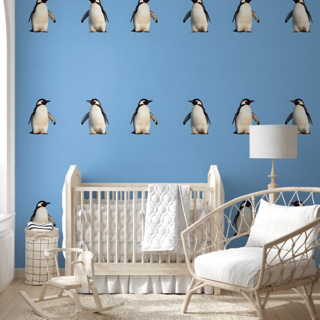 Papel Pintado Pingüinos Cute (Niños)