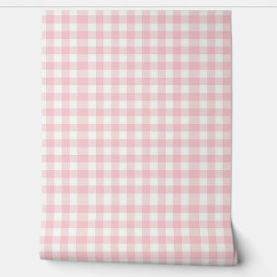 Papel Pintado Pink Gingham
