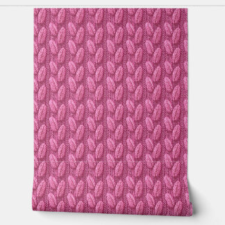 Papel Pintado Pink Knit Feather Crochet Pattern