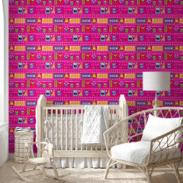 Papel Pintado Pink Monster Kids' Rooms Child Name antistress