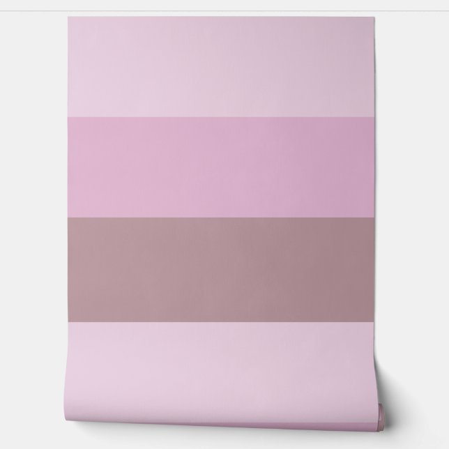 Papel Pintado Pink Striped Ombre (Desenrollar)