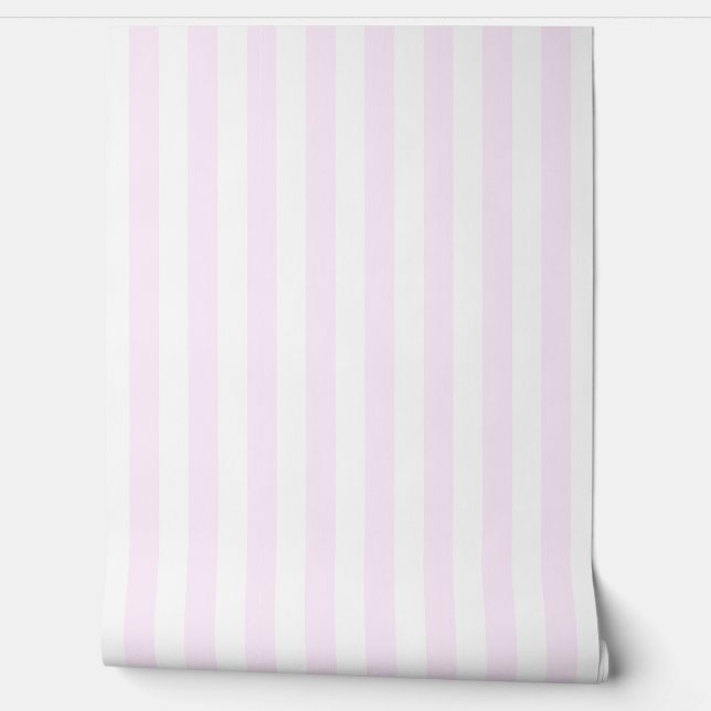Papel Pintado Pink Striped Wallpaper (Desenrollar)