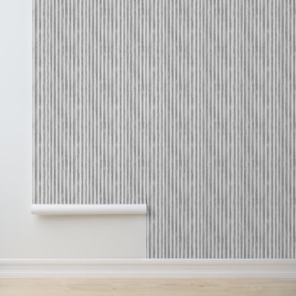 Papel Pintado Pinstripes grises púrpura acuarela