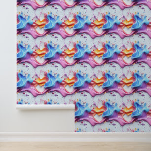 Papel Pintado Pintura arcoiris