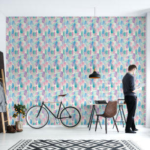 Papel Pintado Pintura Artística De Pastel Atrapa La Perla Y El P