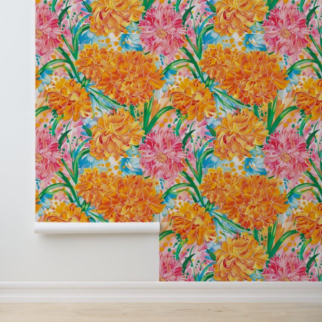 Papel Pintado Pintura Marigold Meadow (Solicitud)