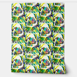 Papel Pintado Pit bull Love