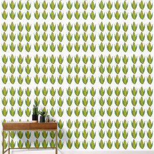 Papel Pintado Planta de Maíz Patrón Vegetal de Maíz