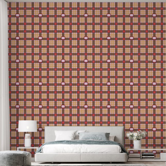 Papel Pintado Planta elegante (Dormitorio)